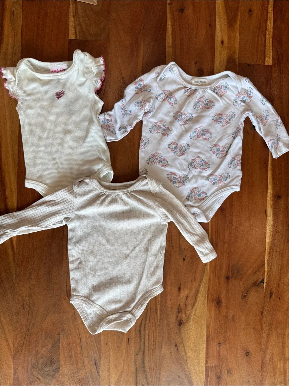 Assorted Baby Girls Clothing Lot - Pink, Purple, Cream, Gray, Green